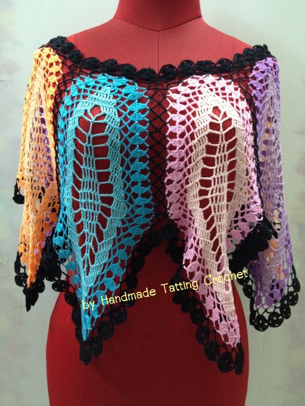 ผ้าคลุมไหล่ ถักโครเชต์